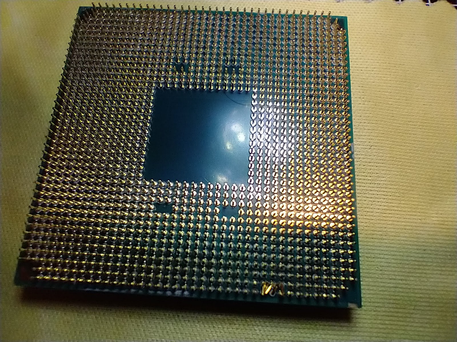 Bent CPU pins